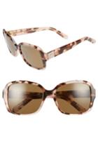 Women's Kate Spade New York Annor 54mm Polarized Sunglasses - Pink/ Havana