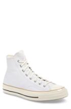 Men's Converse Chuck 70 Boot Leather High Top Sneaker .5 M - White