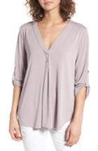 Women's Lush Henley - Pink