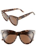 Women's Le Specs 'liar Liar' 57mm Sunglasses - Volcanic Tortoise
