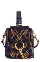 Chloe Mini Faye Studded Leather Backpack -