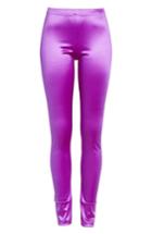 Women's Junya Watanabe Stretch Satin Leggings - Purple