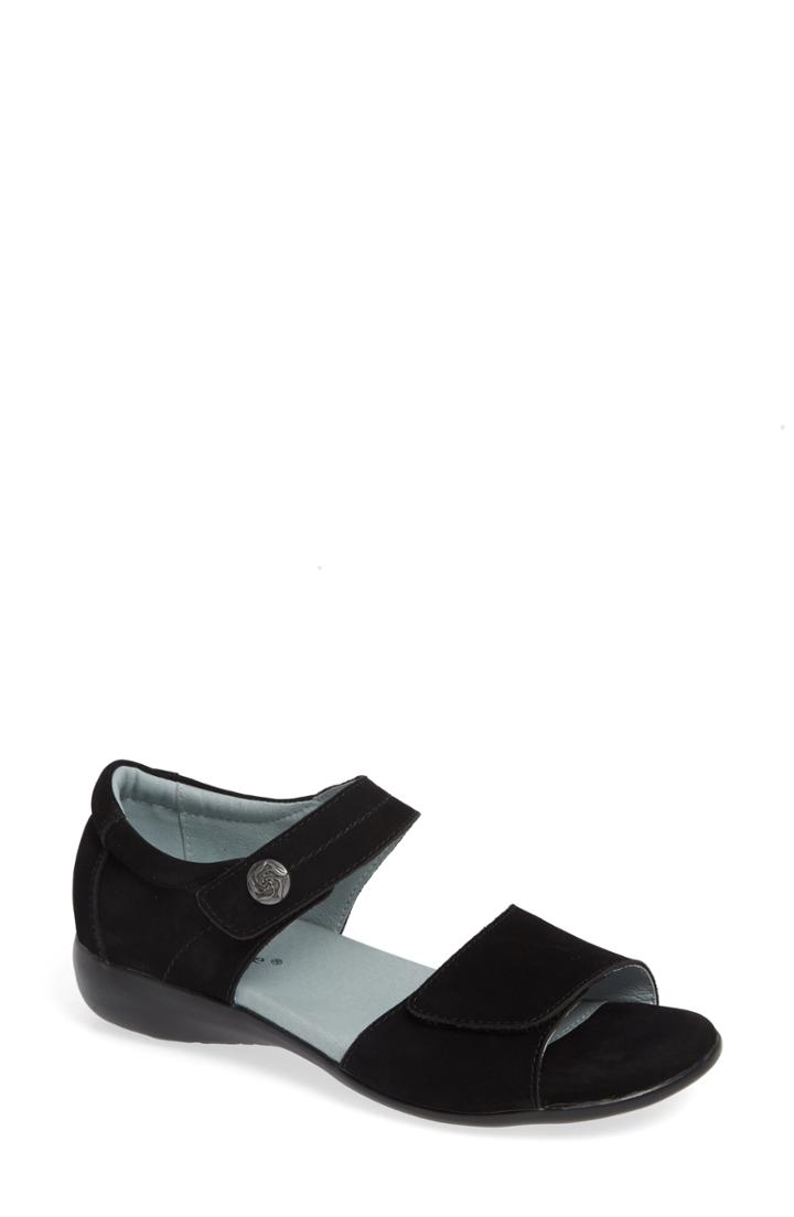 Women's David Tate Superb Sandal .5 M - Black