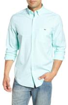 Men's Vineyard Vines Carleton Classic Fit Gingham Sport Shirt, Size - Purple