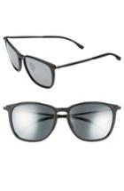 Men's Boss 56mm Sunglasses - Matte Black/ Black Mirror