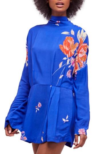 Women's Free People Gemma Minidress - Blue