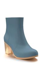 Women's Shoes Of Prey Block Heel Bootie .5 D - Blue