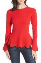 Women's Ted Baker London Peplum Sweater - Red