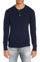 Men's Bonobos Slim Fit Cashmere Henley Sweater, Size - Blue