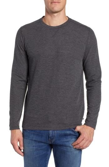 Men's Bonobos Slim Fit Ribbed Double Face T-shirt - Black