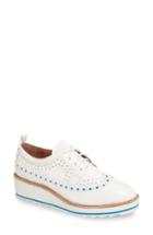 Women's Linea Paolo Malti Platform Wedge Oxford .5 M - White