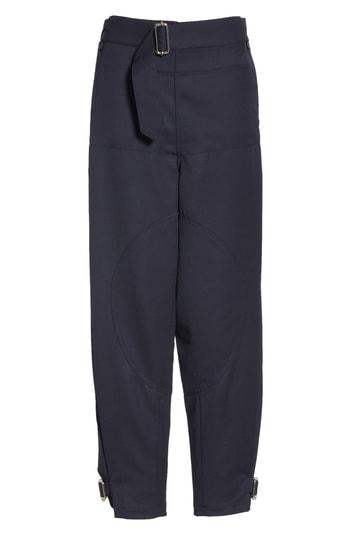 Women's Jw Anderson Fold Front Utility Pants Us / 14 Uk - Blue