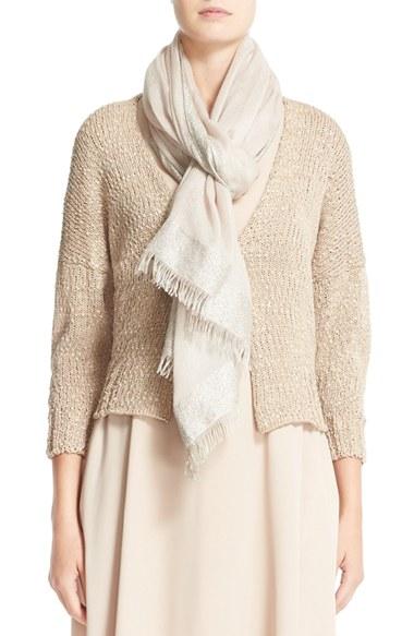 Women's Fabiana Filippi Mixed Weave Cotton Blend Cardigan
