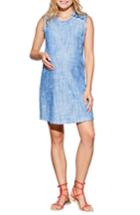 Women's Maternal America Sleeveless Maternity Dress
