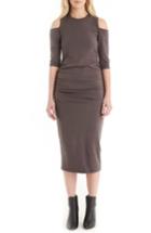 Women's Michael Stars Cold Shoulder Midi Dress