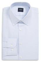 Men's John W. Nordstrom Trim Fit Solid Dress Shirt - 32 - Blue