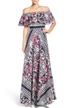 Women's Eliza J Off The Shoulder Maxi Dress - Blue