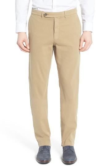 Men's John W. Nordstrom Tailored Fit Trousers - Brown