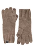 Women's Echo 'touch' Stretch Fleece Tech Gloves, Size - Grey