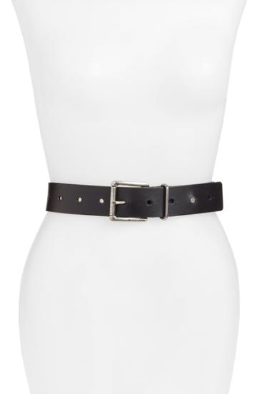 Women's Michael Michael Kors Woven Leather Belt