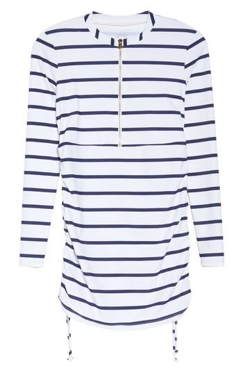 Women's Mott 50 Sonja Stripe Cover-up Swim Dress - Blue