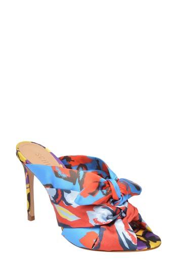 Women's Schutz X Adriana Lima Print Mule .5 M - Black