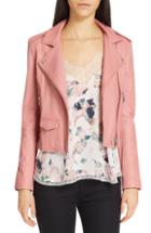 Women's Iro 'ashville' Leather Jacket Us / 42 Fr - Pink