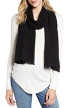 Women's Allsaints Rolled Ends Wool & Cashmere Scarf, Size - Black