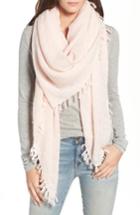 Women's Treasure & Bond Knotted Tassel Scarf, Size - Pink