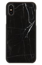 Felony Case Genuine Black Marble Iphone X Case - Black