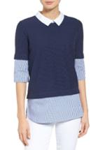 Women's Halogen Layered Look Top - Blue