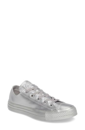 Women's Converse Chuck Taylor All Star Ox Liquid Sneaker .5 M - Metallic