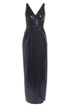 Women's Vince Camuto Sequin Side Draped Gown - Blue