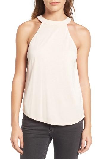 Women's Trouve Open Back Tank, Size - Pink