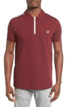 Men's Fred Perry Taped Zip Polo