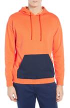 Men's Rvca Adrian Colorblock Hoodie - Orange