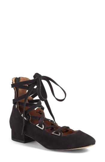 Women's Sigerson Morrison Hea Lace-up Pump M - Black