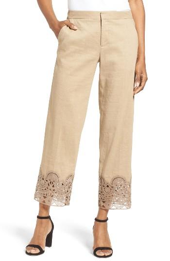Women's Kobi Halperin Oriana Lace Hem Ankle Pants
