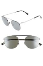 Men's Mykita Erling 48mm Mirrored Sunglasses - Shiny Silver