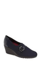 Women's Munro 'mindy' Wedge Pump W - Blue