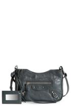 Balenciaga Hip Leather Crossbody Bag -