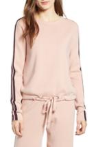 Women's Noisy May Shea Stripe Sleeve Sweatshirt