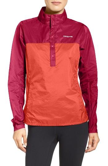 Women's Patagonia Houdini Water Repellent Jacket - Coral