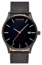 Men's Mvmt Leather Strap Watch, 45mm