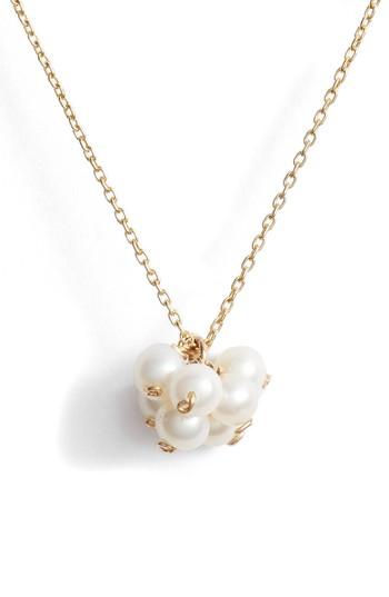 Women's Poppy Finch Baby Pearl Cluster Pendant Necklace