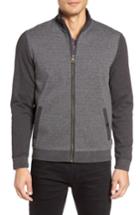 Men's Ted Baker London Raisen Full Zip Fleece Sweatshirt (xl) - Grey