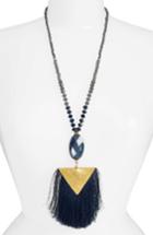 Women's Nakamol Design Fan Tassel Pendant Necklace