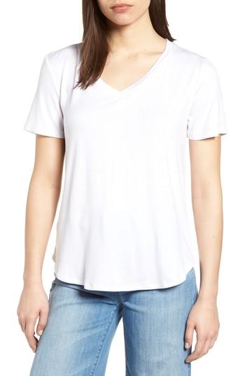 Women's Gibson X Living In Yellow Felicity V-neck Tee - White