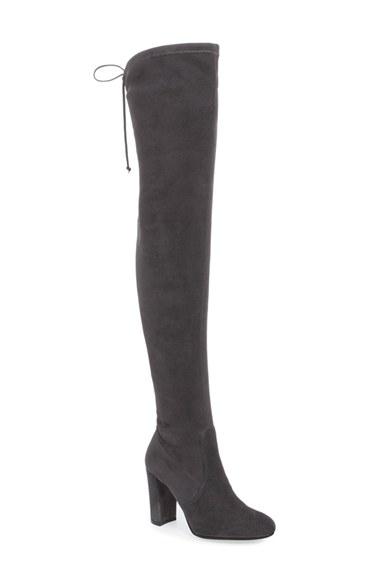 Women's Dune London Sibyl Over The Knee Boot Us / 36eu - Grey
