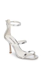 Women's Jeffrey Campbell Kassia Ankle Strap Sandal .5 M - Metallic